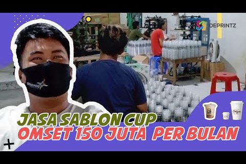 Sukses Bisnis Sablon Cup plastik, Raup untung 150 Juta per Bulan!!