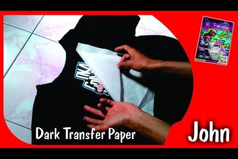 Tutorial Sablon Baju Darkish Switch Paper A4, Mudah dan simpel