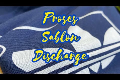 Proses Sablon Discharge 1 Warna –  Sablon Discharge Untuk Pemula