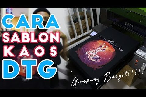 Cara Sablon Kaos Menggunakan Mesin Printer DTG | Easy the technique to Print T-shirt Easy utilizing DTG Printer