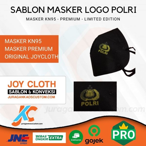 Sablon Masker Logo POLRI