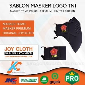 Sablon masker Logo TNI