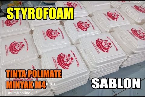 styrofoam sablon _ TUTORIAL