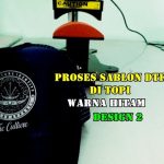 PROSES SABLON TOPI DTF | TOPI TRUCKER HITAM | Assemble 2