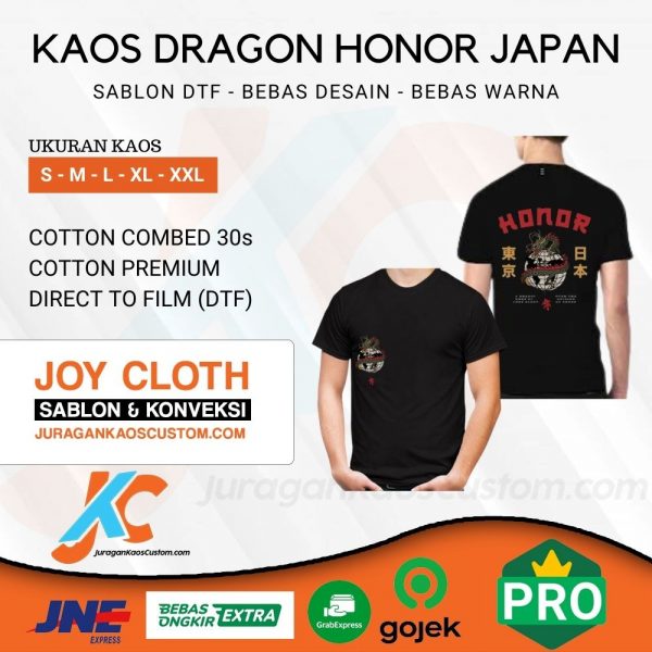 Kaos Dragon Honor Japan