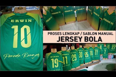 Proses Lengkap Sablon Handbook Jersey/Baju Bola