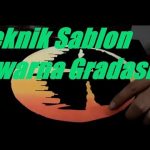 Teknik Sablon Gradasi 4 warna Sekali Gesut | SABLON