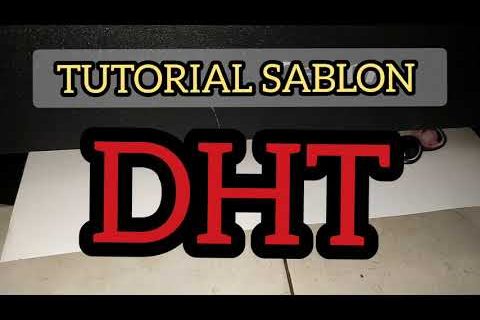 TUTORIAL SABLON DHT PRESS DENGAN SETRIKA