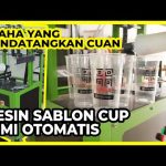 Paling Mudah Cara Membuat Sablon Cup Untuk Cafe dan Minuman Hits Menggunakan Mesin Cup Semi Otomatis