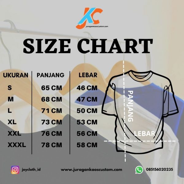 Size Chart JC