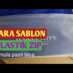 SABLON PLASTIK ZIP