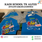 Pemesanan Sablon Kaos School TK ALFIIS By JoyCloth