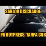 Sablon Discharge Tanpa Mesin Press dan Curing