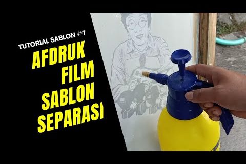 Afdruk Movie Sablon Separasi 5 Layer Warna | Tutorial Sablon Handbook | Sinau Nyablon #7