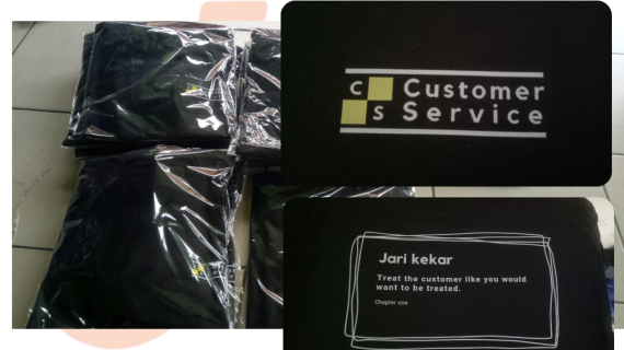 Pemesanan Sablon Kaos Customer Service By Joy Cloth
