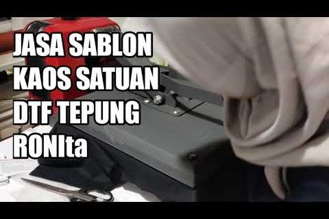 Jasa Sablon Kaos Satuan Customized di Tangerang Selatan – Sablon DTF Top charge