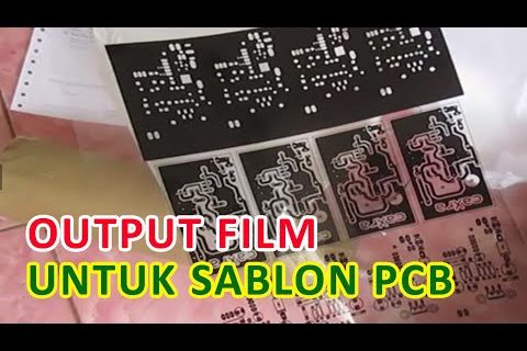 Output Movie Untuk Sablon PCB