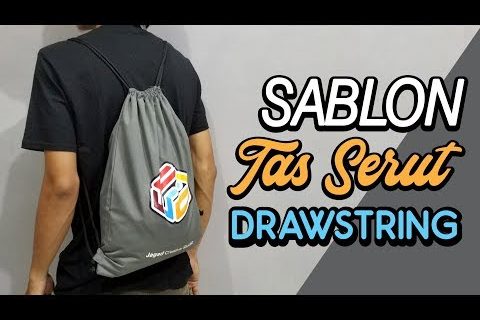 Sablon Tas Serut / Drawstring | Peluang Bisnis Usaha