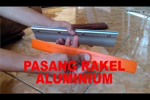 Cara Memasang Rakel Sablon Aluminium