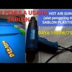 Review Hot Air Gun daya 1500watt | alat pengering sablon plastisol#hotgun #hotairgun