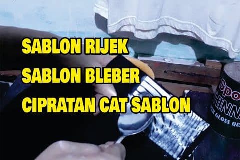CARA MENGHAPUS SABLON RIJEK (SABLON RUBBER, PLASTISOL, DTF )