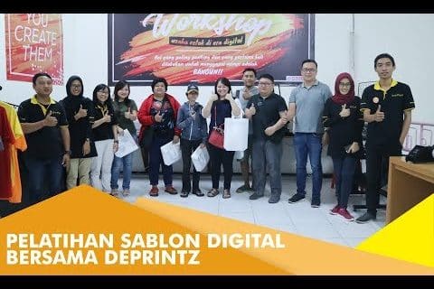 GRATIS!!! Pelatihan Sablon Digital Bersama Deprintz