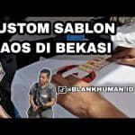 Proses Sablon Kaos Rekomended di Bekasi
