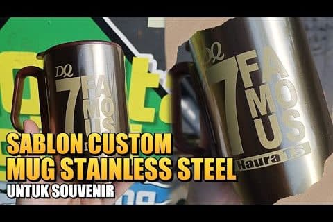 Sablon Customized Mug Stainless Steel RONIta