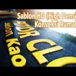 Teknik Sablon HD ( High Density ) ||  Cara Sablon HD / Belajar Sablon HD Konveksi Rumahan