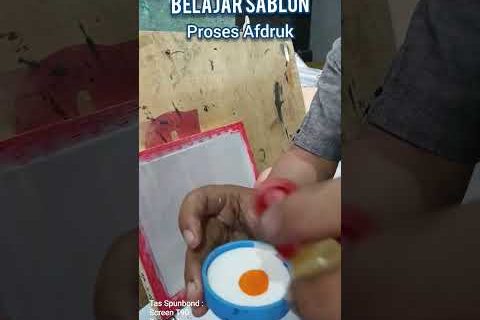 proses afdruk sablon 1 #sablon #semarang #peluangusaha #packaging #youtubeshorts
