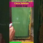 Tutorial Cara Sablon Gelas Cup #sablongelascup #belajarsablon #sablonplastik