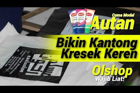 Cara Sablon Plastik Kemasan Plastik HDPE atau Kresek