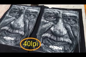 BONGKAR TEKNIK SABLON RASTER 40LPI😆