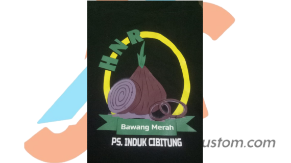 Pemesanan Sablon Kaos HNR Bawang Merah