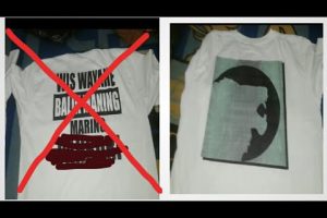 Solusi kaos salah sablon