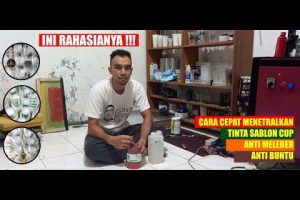 CARA MENETRALKAN TINTA SABLON CUP