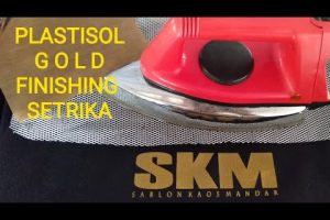 SABLON PLASTISOL GOLD FINISHING SETRIKA