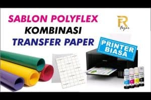 SABLON POLYFLEX KOMBINASI TRANSFER PAPER