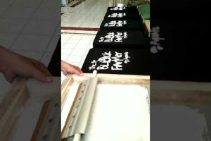 Sablon Plastisol The Dusky Farmer #Shorts