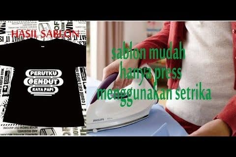 CARA MUDAH SABLON KAOS SENDIRI MENGGUNAKAN POLYFLEX   Tutorial Belajar Sablon polyflex