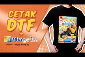 Intip Proses Print sablon DTF di Bluepirint Textile | BPVID#144