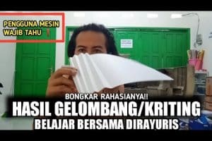 HASIL FOTO COPY BERGELOMBANG || ALIAS KRITING    simak videonya