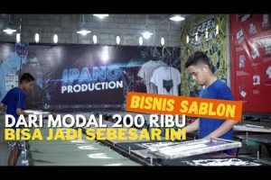 Modal 200rb Untuk Bikin Usaha Sablon, Kini Pengusaha Kaos Sablon Ini Punya 30 Karyawan