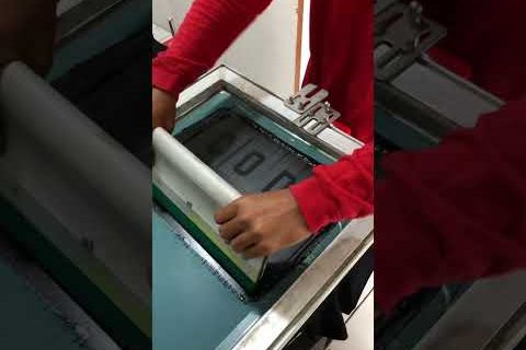 Sablon kaos tinta Plastisol ink #shorts
