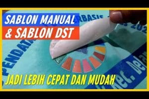 Kombinasi Sablon Manual dan Sablon DST, Sablon Banyak Warna Jadi Mudah!