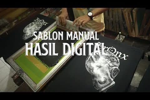 BELAJAR SABLON RASTER/SPARASI PLASTISOL || SILK SCREEN SPARATION
