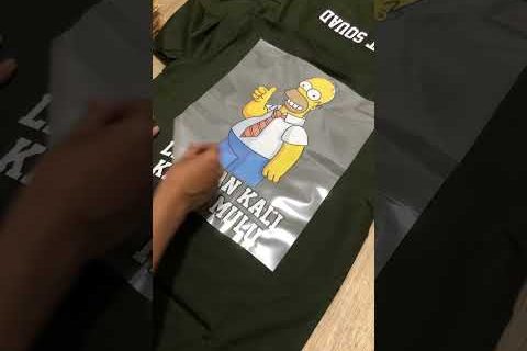 Sablon Kaos DTF #shorts