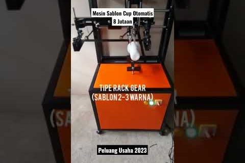 Peluang Usaha 2023 – Sablon Cup Otomatis Harga 8 Juta Wa 085800524400