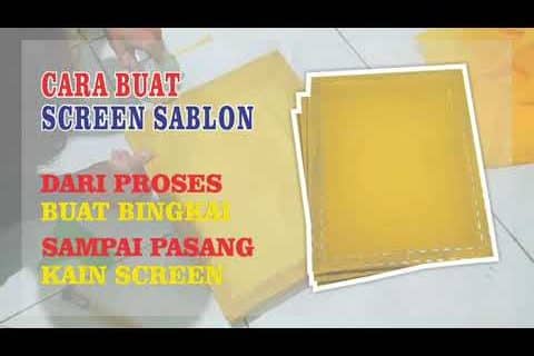 Membuat Display camouflage camouflage Sablon | setelah lihat vidio ini pasti kamu bisa bikin sendiri juga.