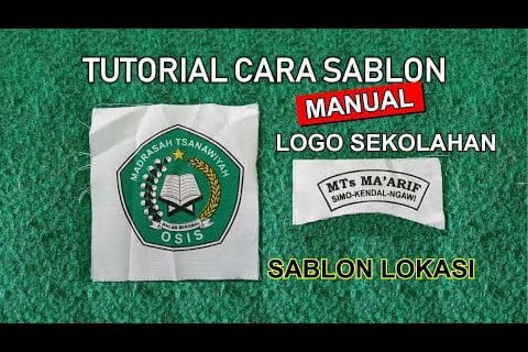 sablon wager model lokasi sekolahan SABLON MANUAL